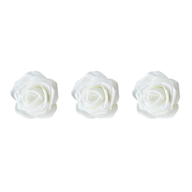 Inteprter 50 piezas de flores biónicas artificiales PE espuma simulación rosa flor falsa para adornos de compromiso de fiesta de boda Type4 NO4 Inteprter CBP280449
