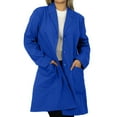 thumbnail image 4 of Panda Uniform by HeedFit 36" Notch Collar Women’s Lab Coat – 11XL Royal, 4 of 7