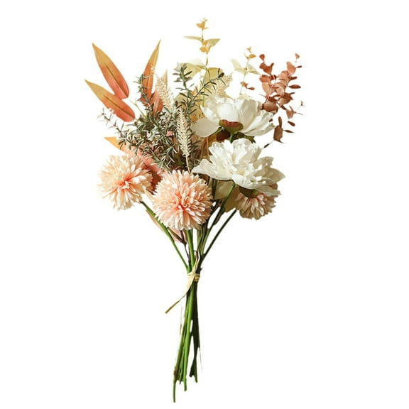 Fancyes Artificial Fake Flowers Plants Silk Flower Arrangements Wedding Bouquets Decorations Floral Table Centerpieces for Home Decor