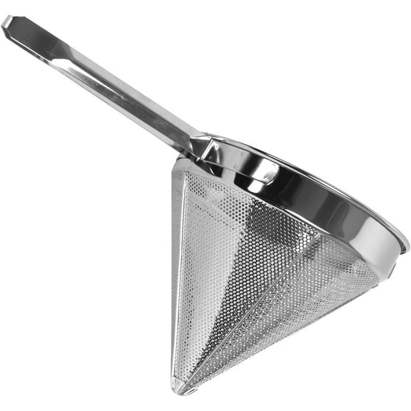 TrueCraftware – 10–inch 4 qt. Coarse Mesh China Cap Strainer, Stainless Steel