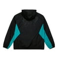 thumbnail image 3 of Men's Mitchell & Ness Black Memphis Grizzlies Playmaker Full-Zip Hooded Windbreaker Jacket, 3 of 6