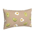 thumbnail image 2 of Daiia Egg and Avocado Bedding Waterproof Pillow Protector Zippered Queen – Bed Bug Proof Pillow Encasement-14"x20", 2 of 9