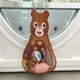thumbnail image 2 of Bolsa de malla para almacenamiento de juguetes acuáticos para ducha de bebé para ni?os, forma bonita con ventosa, 2 of 5