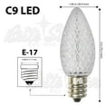 thumbnail image 4 of Brite Star 50 Lt C9 Faceted LED Light Set On Reel, Pure White, 4 of 6