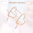 thumbnail image 7 of Unique Bargains 3pcs Love Shaped Beauty Egg Holder Makeup Sponge Case Drying Stand Cosmetic Egg Holder Rose Gold Tone, 7 of 7