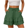 thumbnail image 3 of Anti-chafing Cooling Skirt for Women Summer Shorts Women Breathable Cooling Shorts for Women Casual Mini Skorts Soft Breathable Cool Shorts for Women Womens Casual Outfits Wide Leg Shorts, 3 of 4