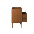 thumbnail image 5 of Vanity Cabinet (Sink not included), Natural, Teak Wood, Mid Century Hotel Bedroom Bathroom, Modern Contemporary HB36231, 5 of 10