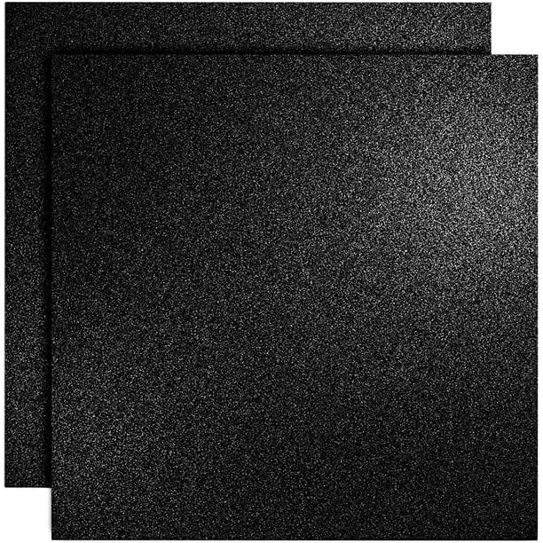Black Glitter Paper