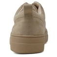 thumbnail image 3 of Soda Flat Women's Shoes Lace Up Loafers Casual Low Top Sneakers Slick-G Beige Wheat 10, 3 of 5