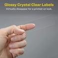 thumbnail image 5 of Avery Glossy Crystal Clear Return Address Labels for Laser & Inkjet Printers, 2/3" x 1-3/4" 600 Labels (6520), 5 of 5