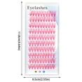 Lashes 40 Pairs 8 Styles Inner Corner Brush Eye Strips for Makeup Stone