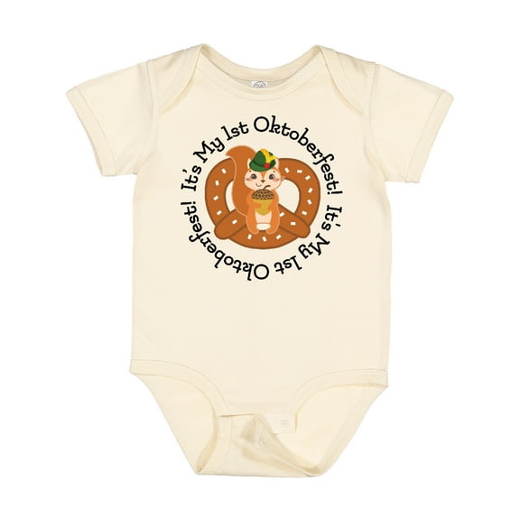 Inktastic 1st Oktoberfest German Celebration Fall Boys or Girls Baby Bodysuit