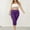 Purple, variant on CaiJunJia Women's Plus Size Capri Yoga Leggings with Pockets High Waisted Stretchy Buttery Soft Workout Athletic Pants