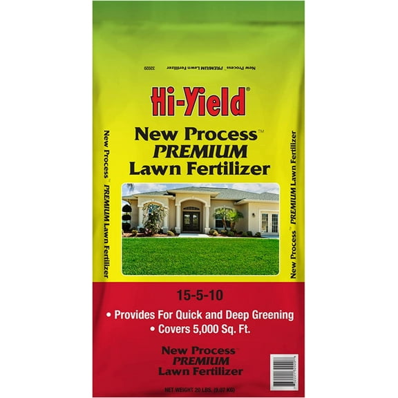 Hi-Yield (32020) New Process Premium Lawn Fertilizer 15-5-10 (20 lbs.)