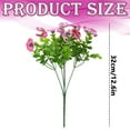 thumbnail image 3 of Artificial Flowers for Outdoors Hibiscus Spring Summer Decor Blue Artificial Tropical Flowers Realistic UV Resistant Silk Hibiscus Flowers for Outside Planter Front Door Porch Patio, 3 of 5