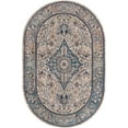 thumbnail image 2 of Rugs.com Lola Collection Rug – 5' x 8' Oval Oval Blue Medium Rug Perfect For Living Rooms, Large Dining Rooms, Open Floorplans, 2 of 9