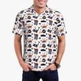 thumbnail image 1 of Lsque Pirate Theme Pattern Golf Shirts for Men Dry Fit Print Moisture Wicking Performance Short Sleeve Polo Shirt-XX-Large, 1 of 6