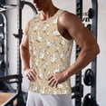 thumbnail image 5 of Pofeuu cute geese and chicks Print Men's Workout Tank Tops Sleeveless Muscle Gym Shirt Quick Dry -XX-Large, 5 of 7