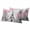 Pink, Black, Gray, variant on 2 Pack Outdoor Waterproof Throw Pillow Covers,Vintage Towel Couple Pink Flower Decorative Rectangle Pillow Case Patio Pillowcases for Chair Couch Sofa 20x12in