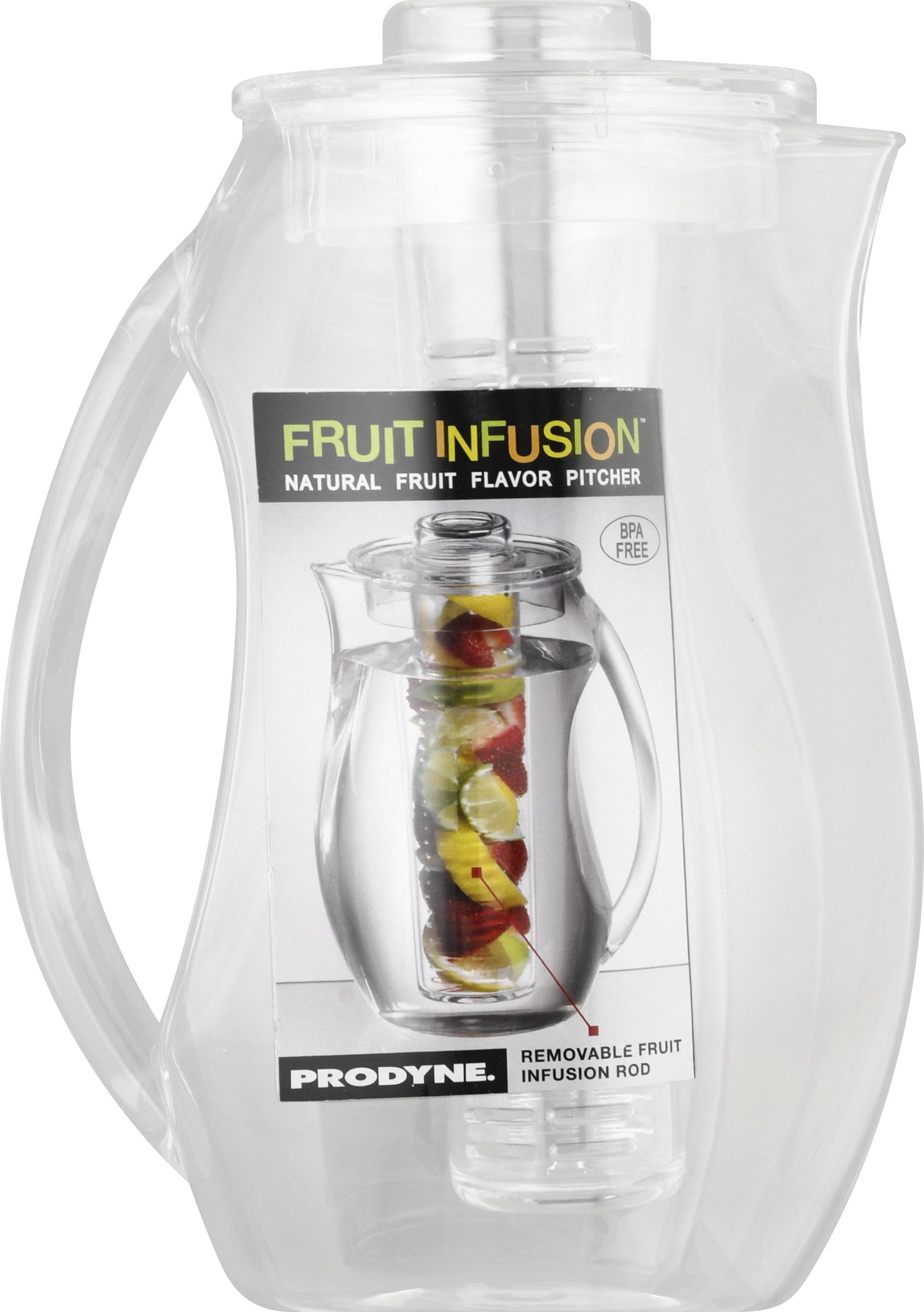 Prodyne FI-3 Fi-3 92 Oz Clear Fruit Infusion Pitcher Acrylic 