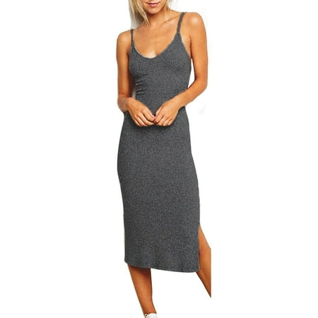 Stretch V-neck Camisole - Womens V Neck Tank Camisole Strappy Silm Dresses