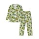 thumbnail image 1 of Balery Green Hawaii Palms Pijama para Hombre de Dos Piezas con Manga Larga, Conjunto de Dormir y Descanso Suave con Bolsillos-Small, 1 of 7