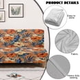 thumbnail image 6 of SCRAWLGOD Hibiscus Leaf Pattern Sofa Cover Armless Couch Slipcover for Pets Stretch Leakproof Couch Slipcover Washable 1 Piece Sofa Cover 3 Seater, 6 of 9