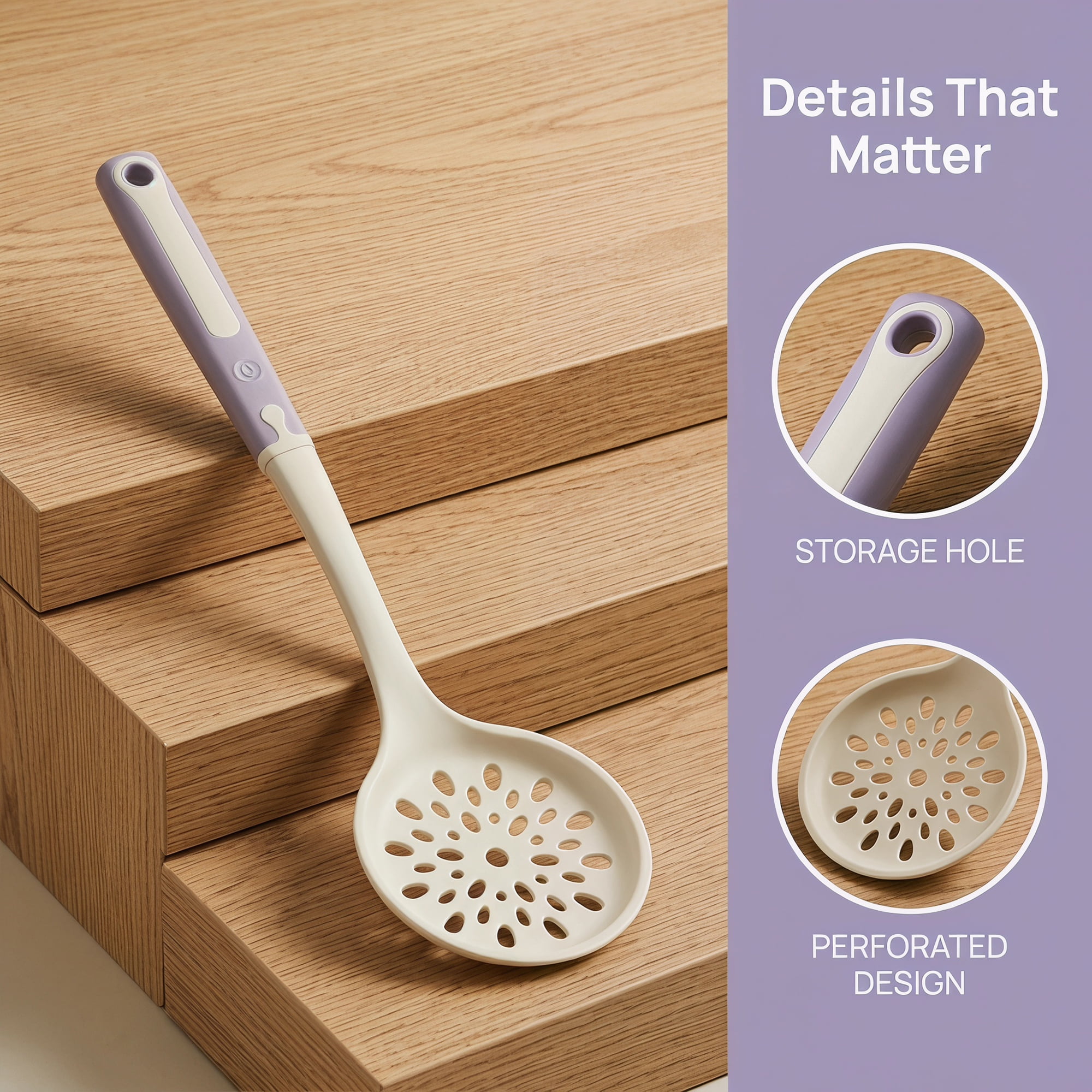 Unique Bargains Heat Resistant Cooking Silicone Slotted Spoon for Cookware A 14"x4.1"