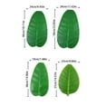 thumbnail image 3 of 4 Pieces Simulation Banana Leaves Fashion Home Garden Accessory And Sturdy Materials / Simulation banana leaves 4 pieces C, 3 of 6