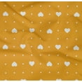 thumbnail image 4 of oneOone Organic Cotton Poplin Twill Fabric Dot & White Heart Printed Craft Fabric BTY 42 Inch Wide, 4 of 4