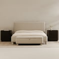 thumbnail image 6 of Moe's Home Collection Ichigo Storage Bench Light Grey Fabric, 6 of 7