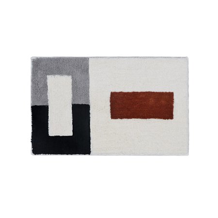 Super Soft Shaggy Bathroom Rugs, Absorbent Thick Non Slip Microfiber Bath Rugs, Quick Dry Machine Washable Bath Mat for Bathroom Floor A5
