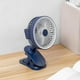 thumbnail image 1 of Xihbxyly Ventilador Recargable con Clip, Batería de 2400 Mah, 3 Modos de Velocidad, Rotación Ajustable de 180°, Ventilador Portátil de Escritorio para Cinta de Correr, Asiento de Coche, Cochecito de, 1 of 6