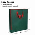 thumbnail image 3 of StarQualityBargain 35 Inch Square Christmas Tree Storage Bag, Large Pop-Up Container for 5-6.5 Ft Artificial Tree, Wreaths & Holiday Decor, Green, 3 of 8