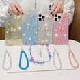 thumbnail image 2 of For iPhone 12 mini Starry Sequin Jade Butterfly Epoxy TPU Phone Case with, iPhone 14, 2 of 6