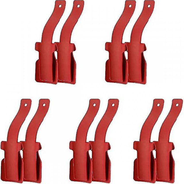 10 Pieces Shoe Er Shoe Lifting Er Shoe Portable D Shoe Horn For Shoes(red)