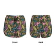 thumbnail image 3 of Daiia Snake And Flower Pattern Women's 2 in 1 Running Shorts - Lightweight Athletic Workout Gym Yoga Shorts Liner with Phone Pockets-Medium, 3 of 7