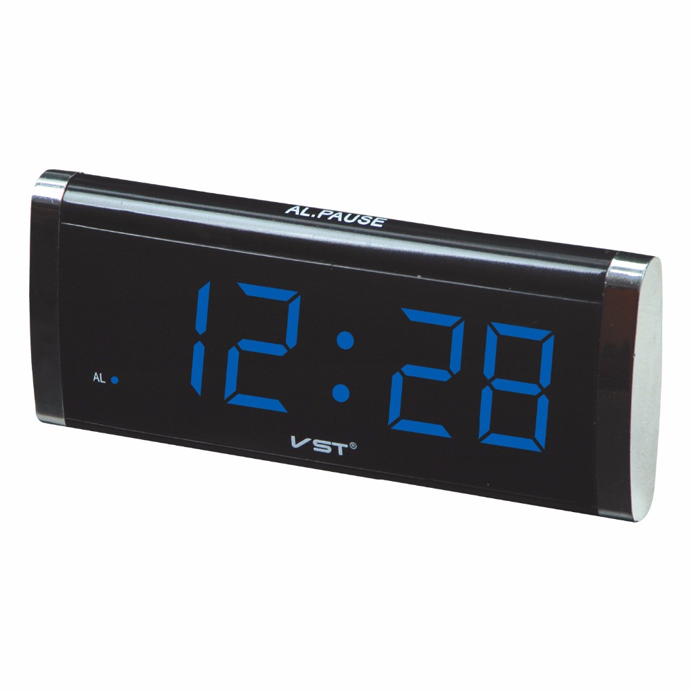 1.4 Inch LED Table Clock Large Display Clock Blue Green Red Color