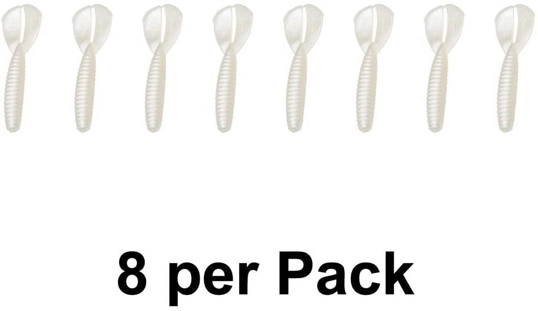 Strike King Rage Menace Grub Pearl 8pk