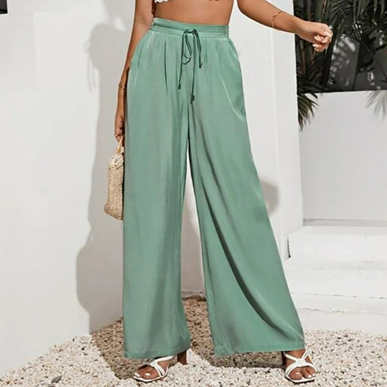 Bigersell Girls Flare Pants Full Length Pants Fashion Women Summer