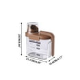 thumbnail image 2 of Sealed Grain Storage Jar, Transparent & Insect-Proof Kitchen Canister, Fresh-Keeping Box for Grains, Rice & Miscellaneous Foods, 800ml Capacity with Ergonomic Handle, 2 of 3