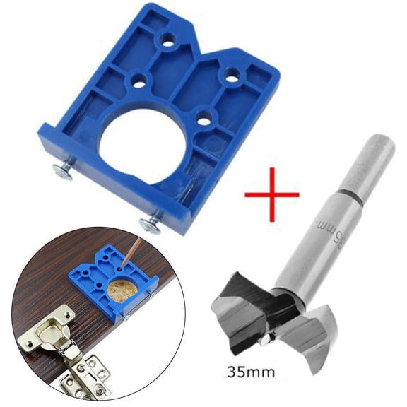 Hinge Jig for Furniture Door Cabinet Installation Woodworking Tools