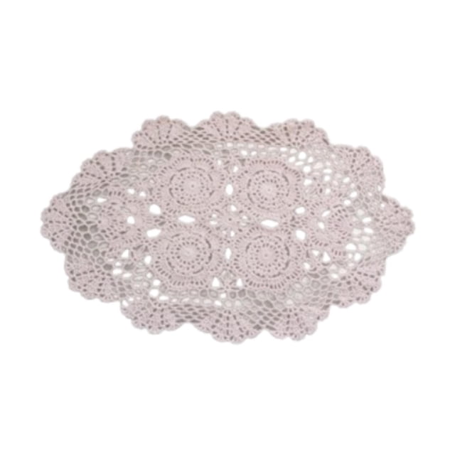 Mantel individual ovalado BLESIY hecho a mano para mesa de comedor 30 cm x 45 cm