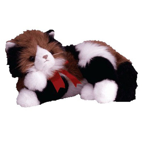 TY Classic Plush 1995 Maggie The Calico Laying Cat 18" Stuffed Toy w/ Tag 