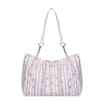 thumbnail image 1 of Bolso tote para mujer, bolso clásico de mano para mujer, ideal para viajes, para la calle, el trabajo o fiestas. Rosa, 1 of 8