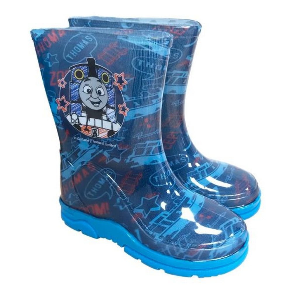 Boys Thomas The Tank Engine Wellington Boots Kids Snow Rain Shoes Wellies Size 
