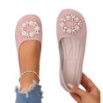 thumbnail image 5 of Willtoo Women's Ballet Flats, Round Toe Comfortable Flat Shoes, Slip‑On Non-Slip Summer Breathable Loafers Soft Sole Dress Casual Walking Shoes for Daily Party Office Wear, 5 of 5
