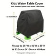 thumbnail image 2 of Jouets d'Extérieur Housse Anti-Poussière Table d'Eau Étang pour Enfants Imperméable Anti-Éclaboussures, 2 of 8