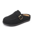 thumbnail image 2 of Pennysue Women Clogs Slip On Suede Mule Shoes Buckle Arch Support Comfortable Casual House Slippers Outdoor Work, 2 of 8
