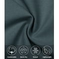 thumbnail image 4 of Lavenicole Men's Golf Work Pants 30" 32" Classic Fit Stretch Flat Front Casual Dress Pants with Pockets Dark Gray, 4 of 6